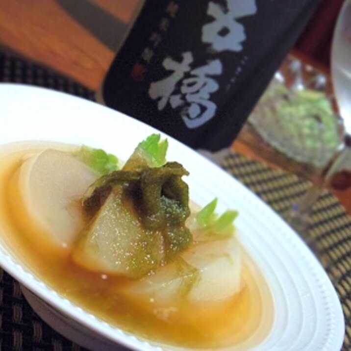 おうち居酒屋、蕪の出汁煮
